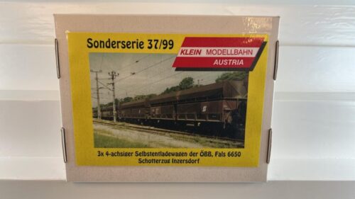 Klein Modellbahn SoSe 37/99 ÖBB Selbstentladewagen Fals 6650, 3-teilig